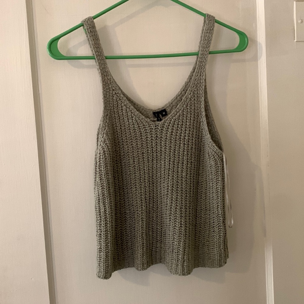 Knitted tank top